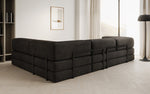 Lade das Bild in den Galerie-Viewer, Luxuriöses L-förmiges Samt Designer Sofa mit Schlaffunktion und Stauraum
