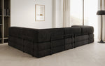 Lade das Bild in den Galerie-Viewer, Luxuriöses Design Ecksofa Lazy L: Cordstoff, Schlaffunktion, Stauraum

