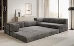 Lade das Bild in den Galerie-Viewer, Luxuriöses Design Ecksofa Lazy L: Cordstoff, Schlaffunktion, Stauraum
