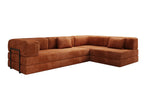 Lade das Bild in den Galerie-Viewer, Luxuriöses Design Ecksofa Lazy L: Cordstoff, Schlaffunktion, Stauraum
