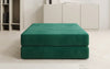 Eleganter Samt-Beistellhocker Lazy: Luxuriöser Pouf mit Stauraum für Ihr Zuhause