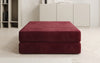 Eleganter Samt-Beistellhocker Lazy: Luxuriöser Pouf mit Stauraum für Ihr Zuhause