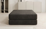 Lade das Bild in den Galerie-Viewer, Eleganter Samt-Beistellhocker Lazy: Luxuriöser Pouf mit Stauraum für Ihr Zuhause
