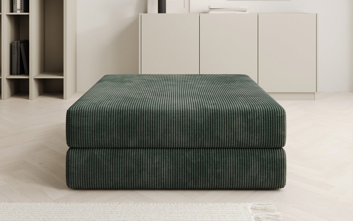 Lazy Cord Multifunktions-Sitzhocker mit Stauraum: Gemütlicher Fußhocker & Extra Sitzplatz