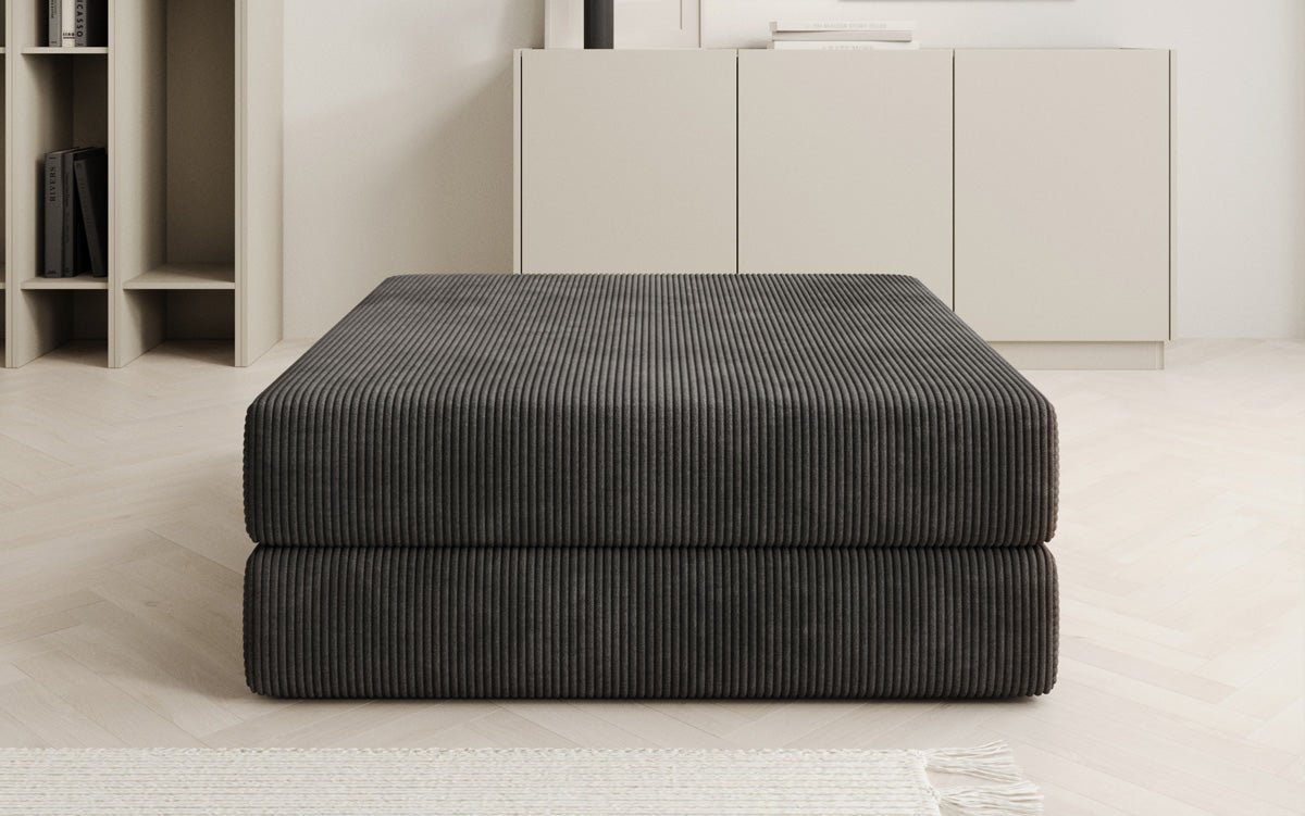 Lazy Cord Multifunktions-Sitzhocker mit Stauraum: Gemütlicher Fußhocker & Extra Sitzplatz