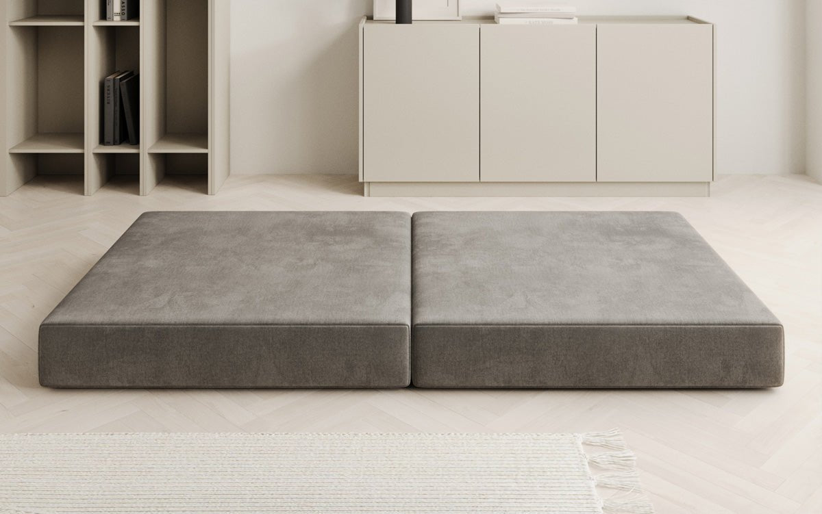 Luxuriöser Samt Beistellhocker Lazy: Stilvoller Pouf für Komfort und Eleganz