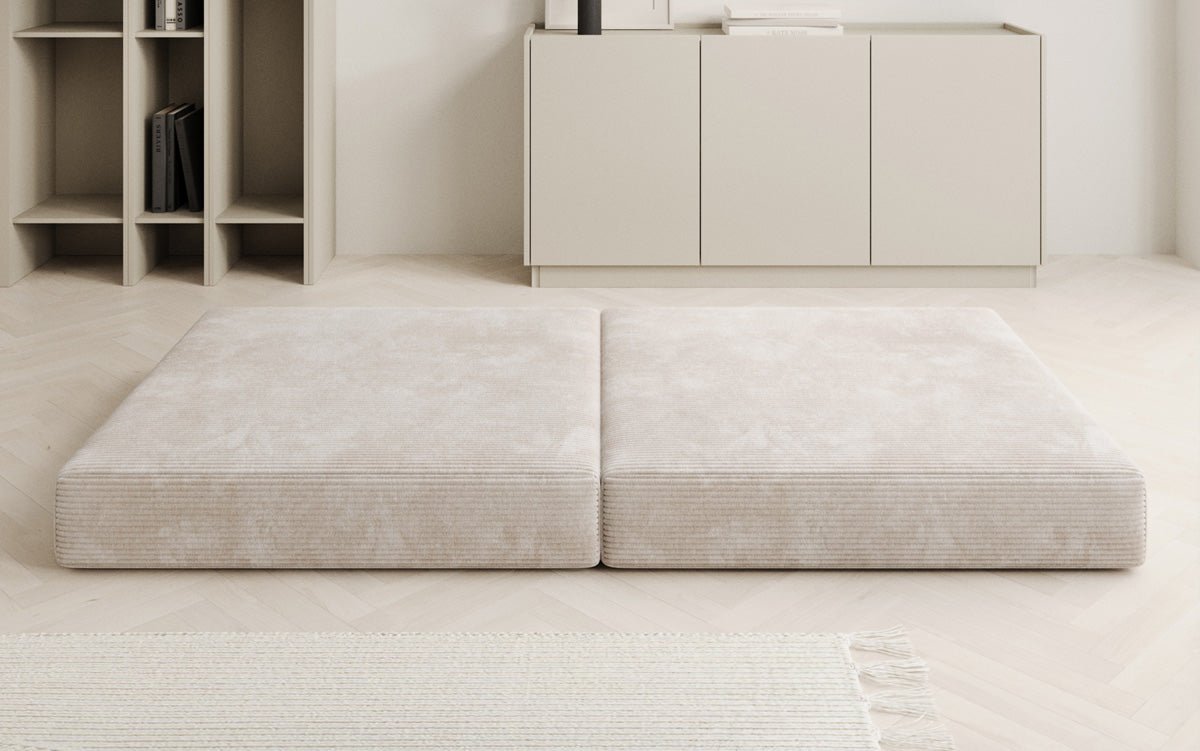 Lazy Cord Multifunktions-Sitzhocker mit Stauraum: Gemütlicher Fußhocker & Extra Sitzplatz