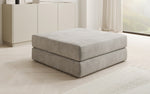 Lade das Bild in den Galerie-Viewer, Eleganter Samt-Beistellhocker Lazy: Luxuriöser Pouf mit Stauraum für Ihr Zuhause
