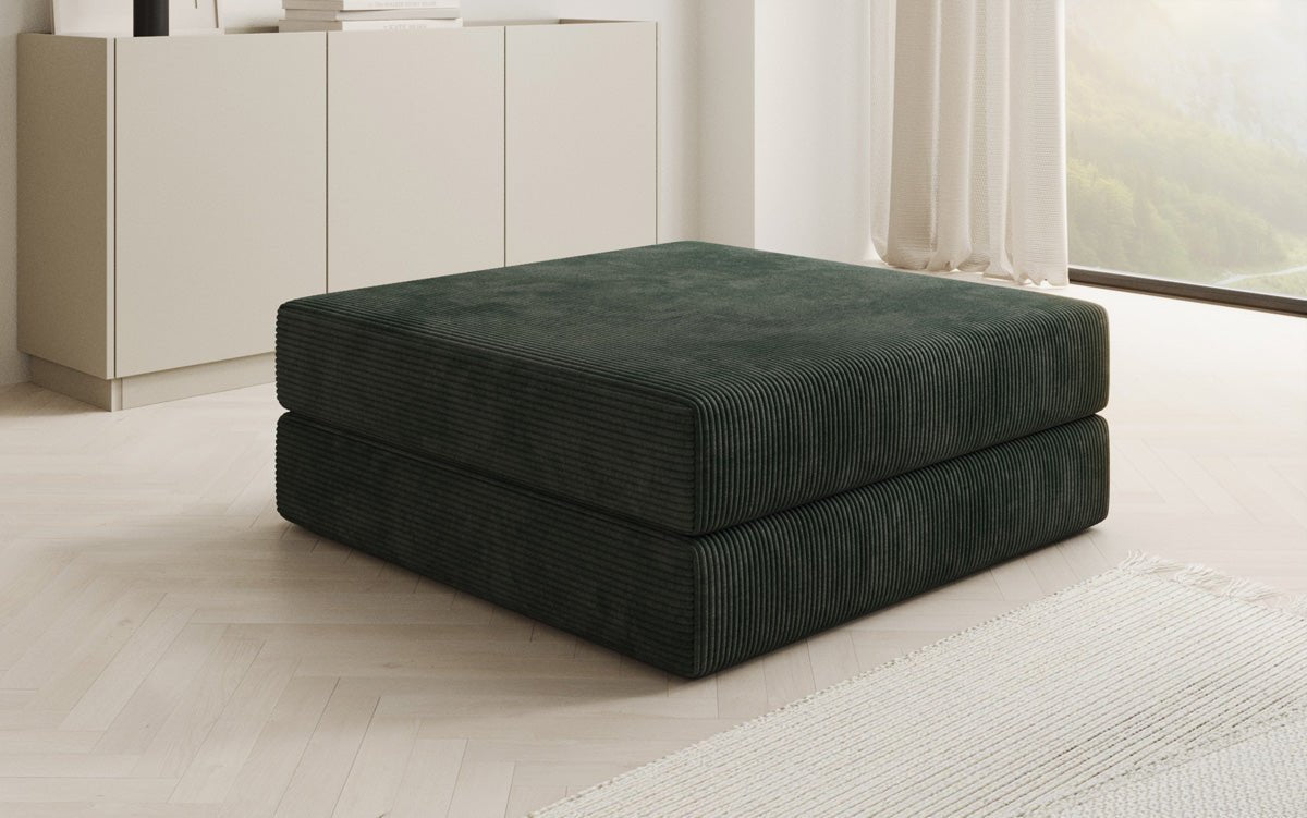 Lazy Cord Multifunktions-Sitzhocker mit Stauraum: Gemütlicher Fußhocker & Extra Sitzplatz
