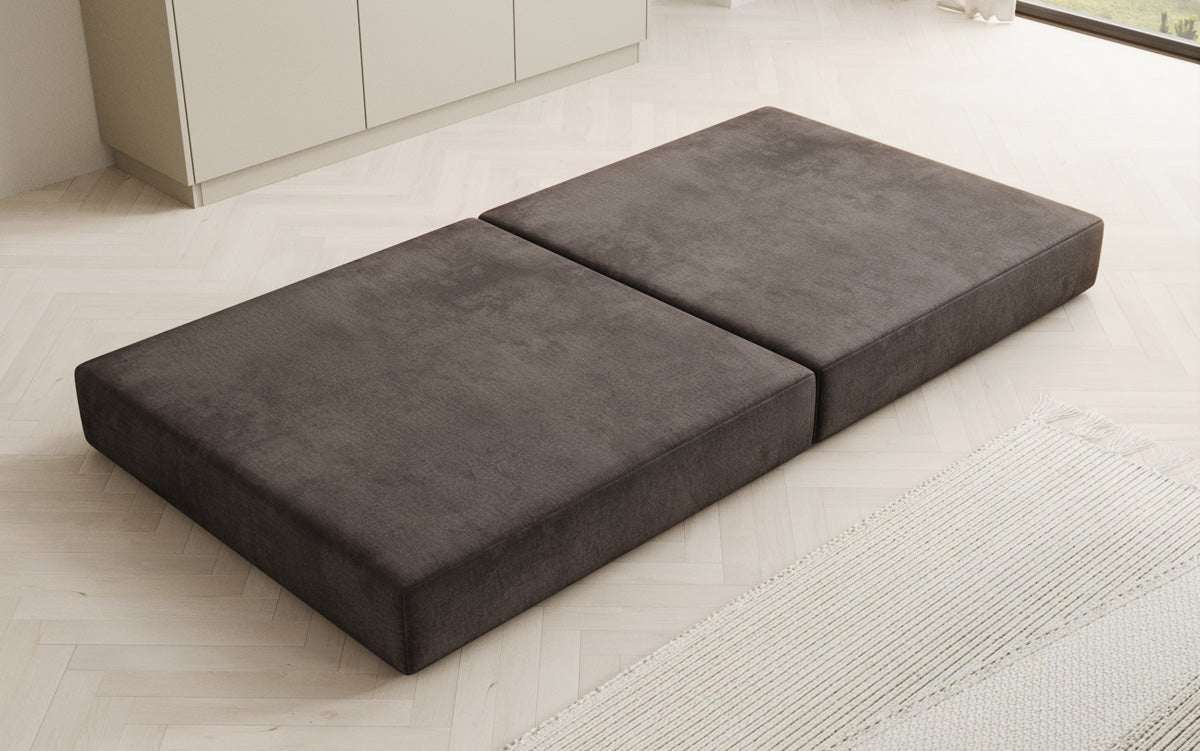 Luxuriöser Samt Beistellhocker Lazy: Stilvoller Pouf für Komfort und Eleganz