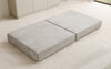 Eleganter Samt-Beistellhocker Lazy: Luxuriöser Pouf mit Stauraum für Ihr Zuhause