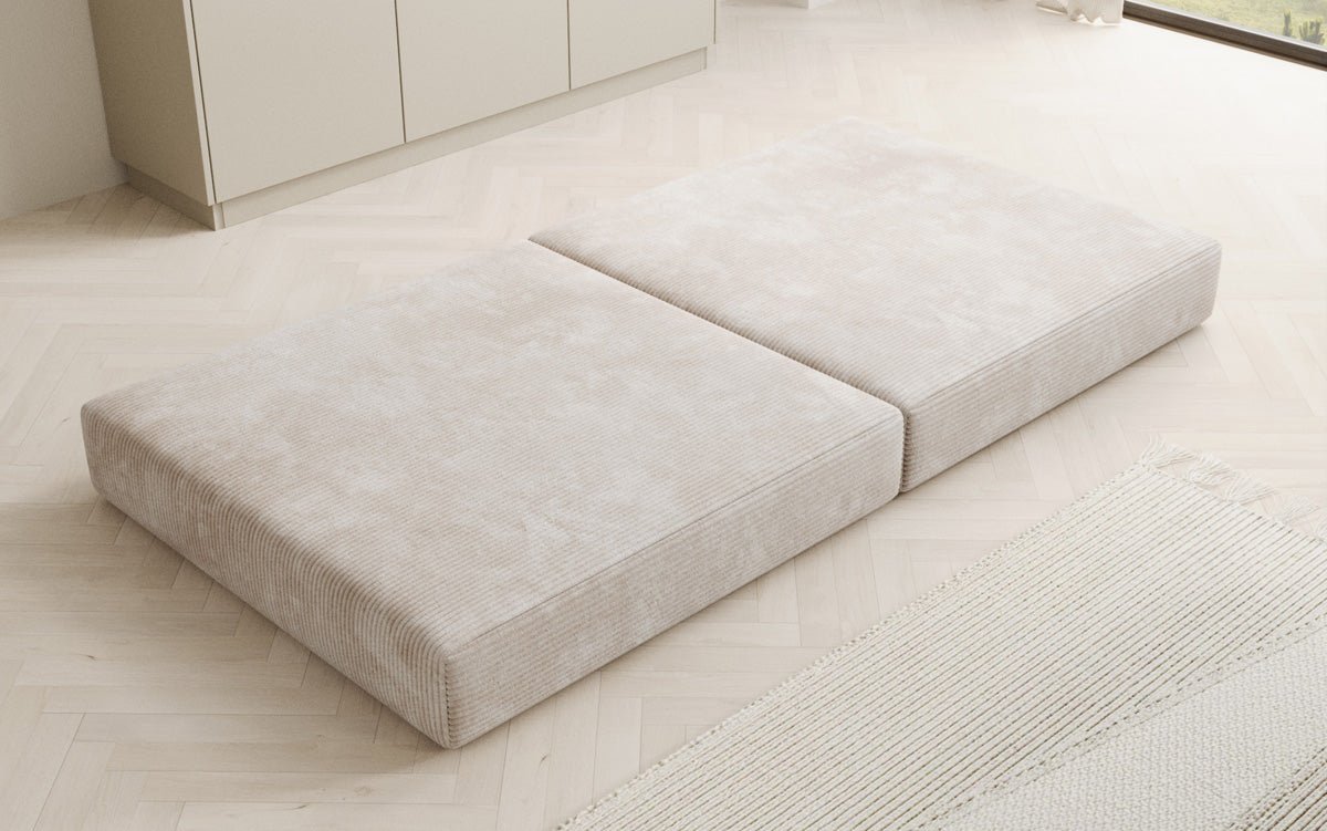 Lazy Cord Multifunktions-Sitzhocker mit Stauraum: Gemütlicher Fußhocker & Extra Sitzplatz