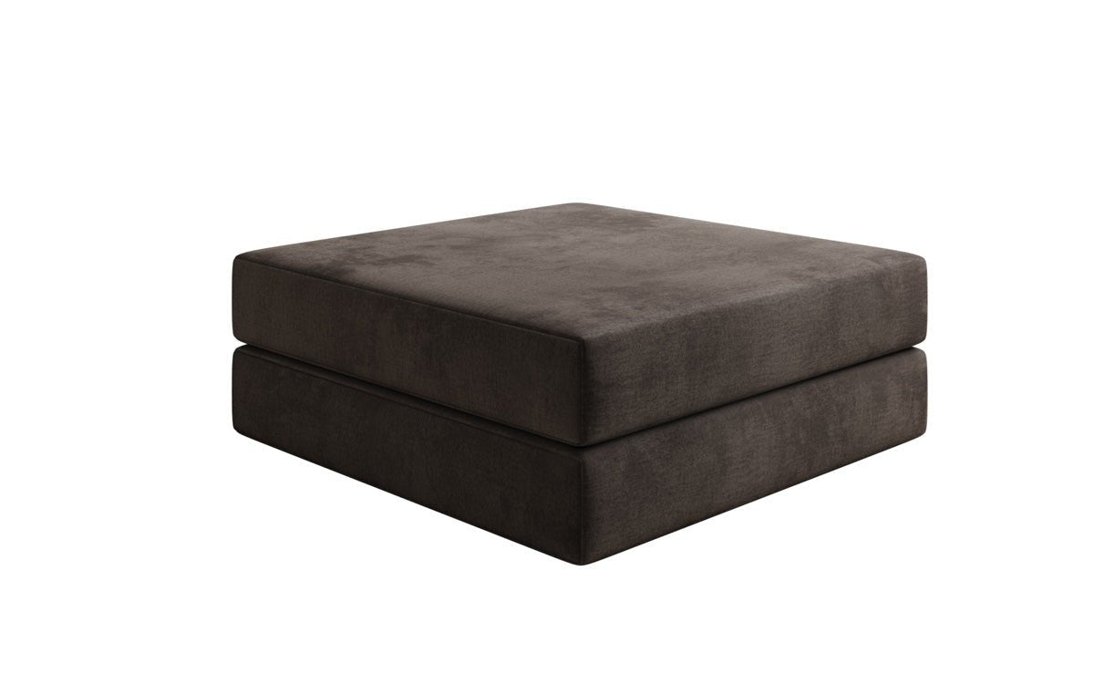 Luxuriöser Samt Beistellhocker Lazy: Stilvoller Pouf für Komfort und Eleganz