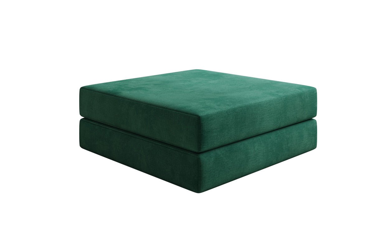 Luxuriöser Samt Beistellhocker Lazy: Stilvoller Pouf für Komfort und Eleganz