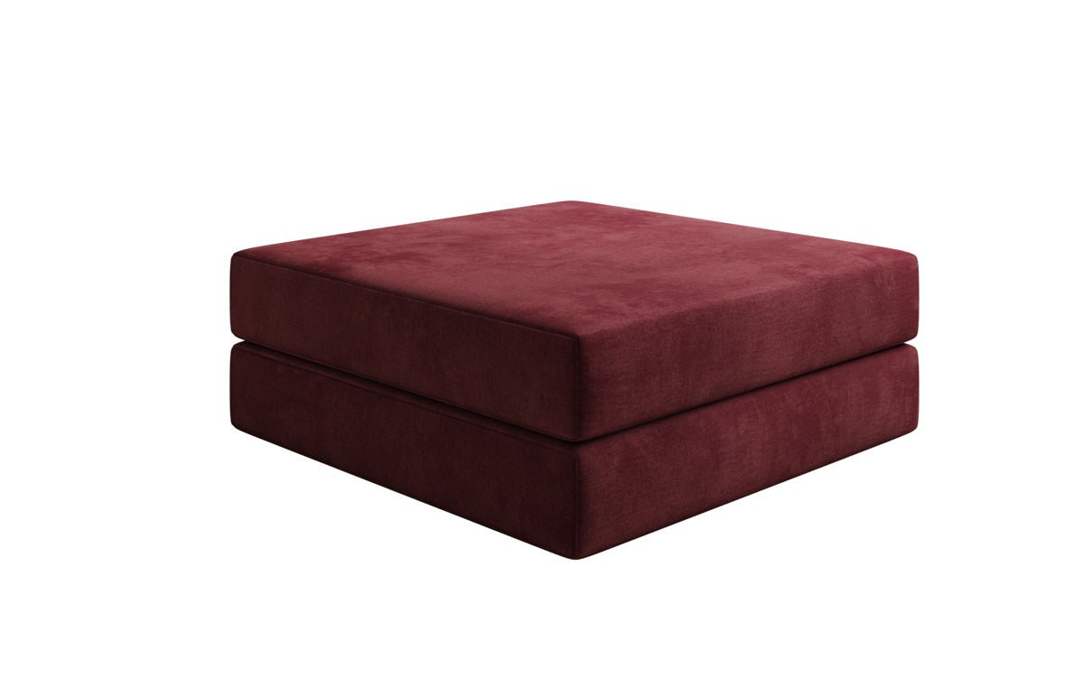 Luxuriöser Samt Beistellhocker Lazy: Stilvoller Pouf für Komfort und Eleganz