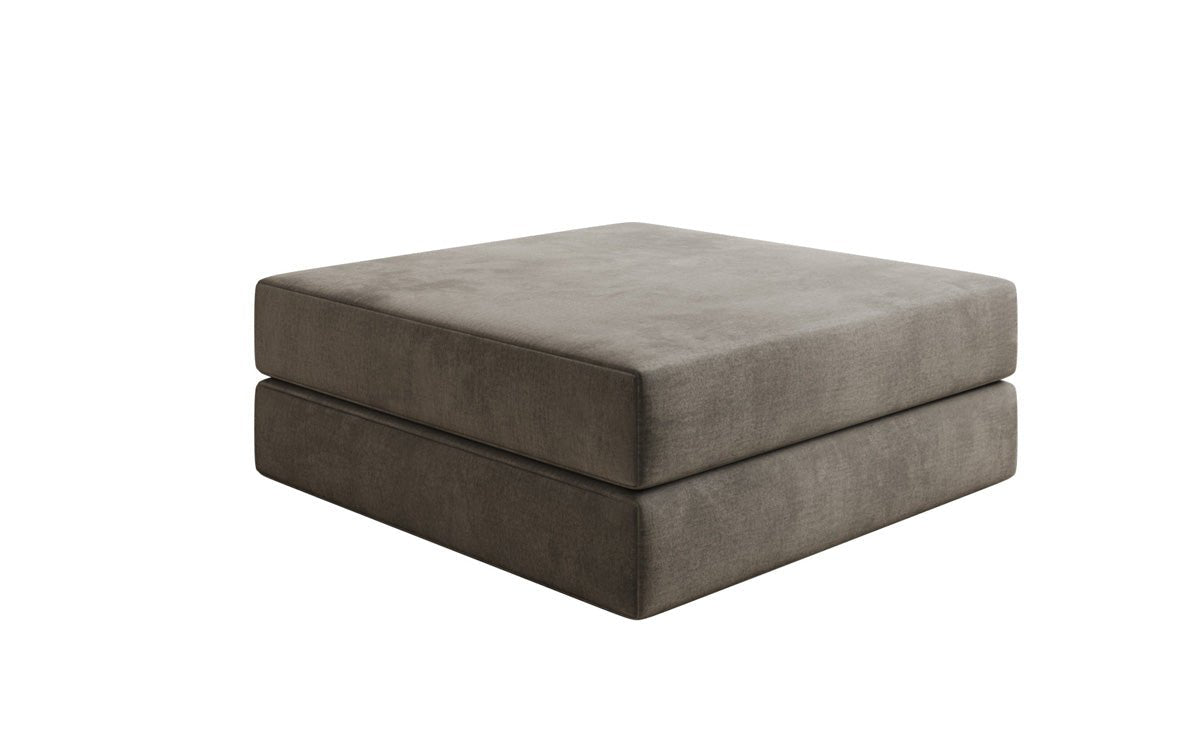 Luxuriöser Samt Beistellhocker Lazy: Stilvoller Pouf für Komfort und Eleganz