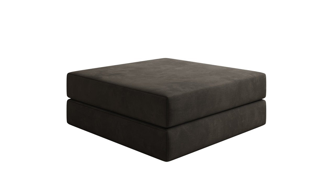Luxuriöser Samt Beistellhocker Lazy: Stilvoller Pouf für Komfort und Eleganz