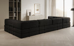 Lade das Bild in den Galerie-Viewer, Luxuriöses Designer U-Sofa Lazy Bouclé: Modern, Gemütlich, Vielseitig, mit Schlaffunktion
