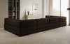Luxuriöses Designer U-Sofa Lazy Bouclé: Modern, Gemütlich, Vielseitig, mit Schlaffunktion