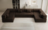 Luxuriöses Designer U-Sofa Lazy Bouclé: Modern, Gemütlich, Vielseitig, mit Schlaffunktion
