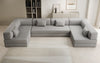 Luxuriöses Designer U-Sofa Lazy Bouclé: Modern, Gemütlich, Vielseitig, mit Schlaffunktion