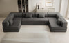 Luxuriöses Designer U-Sofa Lazy Bouclé: Modern, Gemütlich, Vielseitig, mit Schlaffunktion