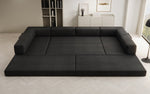 Lade das Bild in den Galerie-Viewer, Luxuriöses Designer U-Sofa Lazy Bouclé: Modern, Gemütlich, Vielseitig, mit Schlaffunktion
