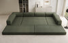 Luxuriöses Designer U-Sofa Lazy Bouclé: Modern, Gemütlich, Vielseitig, mit Schlaffunktion