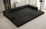 Lade das Bild in den Galerie-Viewer, Luxuriöses Designer U-Sofa Lazy Bouclé: Modern, Gemütlich, Vielseitig, mit Schlaffunktion
