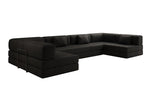 Lade das Bild in den Galerie-Viewer, Luxuriöses Designer U-Sofa Lazy Bouclé: Modern, Gemütlich, Vielseitig, mit Schlaffunktion
