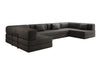 Luxuriöses Designer U-Sofa Lazy Bouclé: Modern, Gemütlich, Vielseitig, mit Schlaffunktion