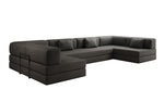 Lade das Bild in den Galerie-Viewer, Luxuriöses Designer U-Sofa Lazy Bouclé: Modern, Gemütlich, Vielseitig, mit Schlaffunktion
