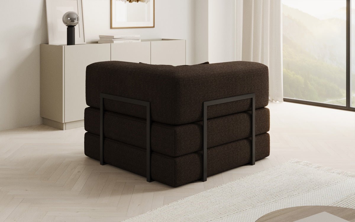 Gemütlicher Designer Bouclé Sofa-Sessel: Stilvoller Komfort für Ihr Zuhause