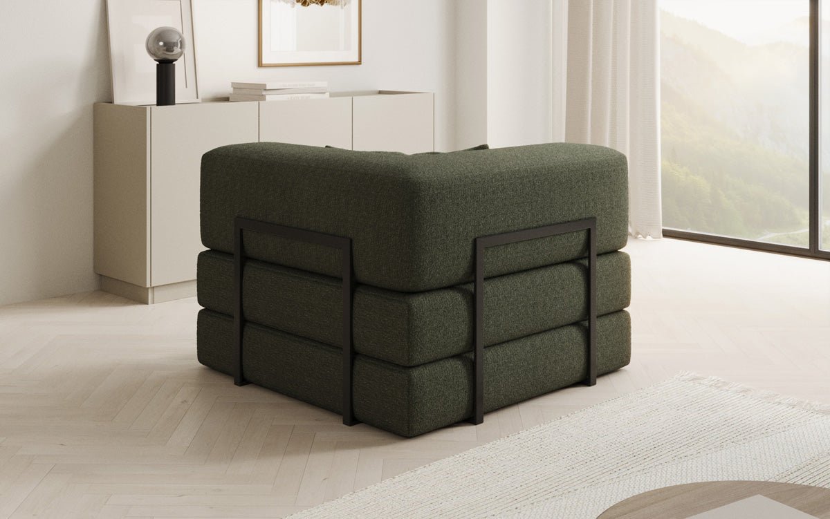 Gemütlicher Designer Bouclé Sofa-Sessel: Stilvoller Komfort für Ihr Zuhause