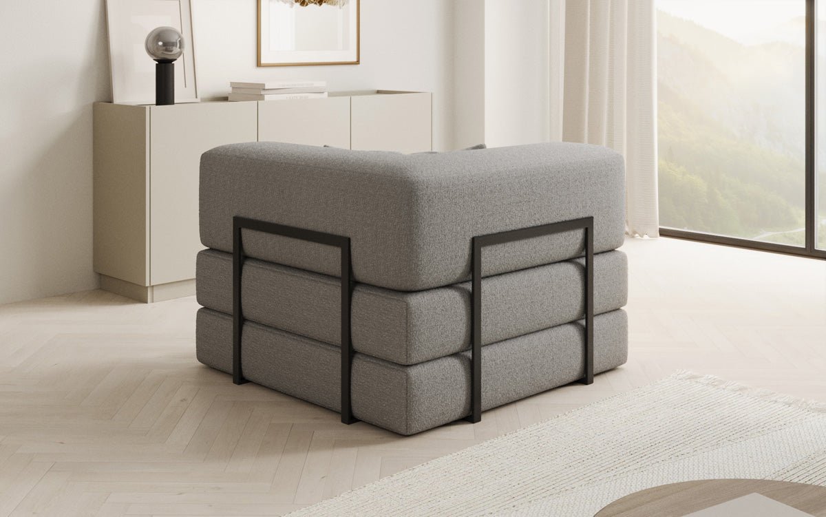 Gemütlicher Designer Bouclé Sofa-Sessel: Stilvoller Komfort für Ihr Zuhause
