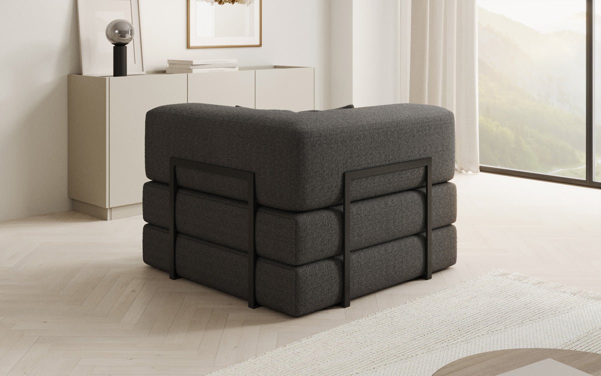 Gemütlicher Designer Bouclé Sofa-Sessel: Stilvoller Komfort für Ihr Zuhause