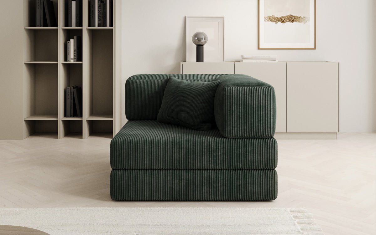 Luxuriöser Cord Designer Sessel: Bequemer Relax-Sofa-Sessel für Modernes Wohnzimmer