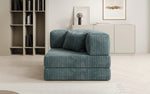 Lade das Bild in den Galerie-Viewer, Luxuriöser Cord Designer Sessel: Bequemer Relax-Sofa-Sessel für Modernes Wohnzimmer
