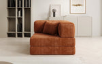 Lade das Bild in den Galerie-Viewer, Luxuriöser Cord Designer Sessel: Bequemer Relax-Sofa-Sessel für Modernes Wohnzimmer
