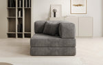 Lade das Bild in den Galerie-Viewer, Luxuriöser Cord Designer Sessel: Bequemer Relax-Sofa-Sessel für Modernes Wohnzimmer
