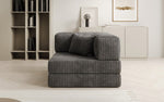 Lade das Bild in den Galerie-Viewer, Luxuriöser Cord Designer Sessel: Bequemer Relax-Sofa-Sessel für Modernes Wohnzimmer
