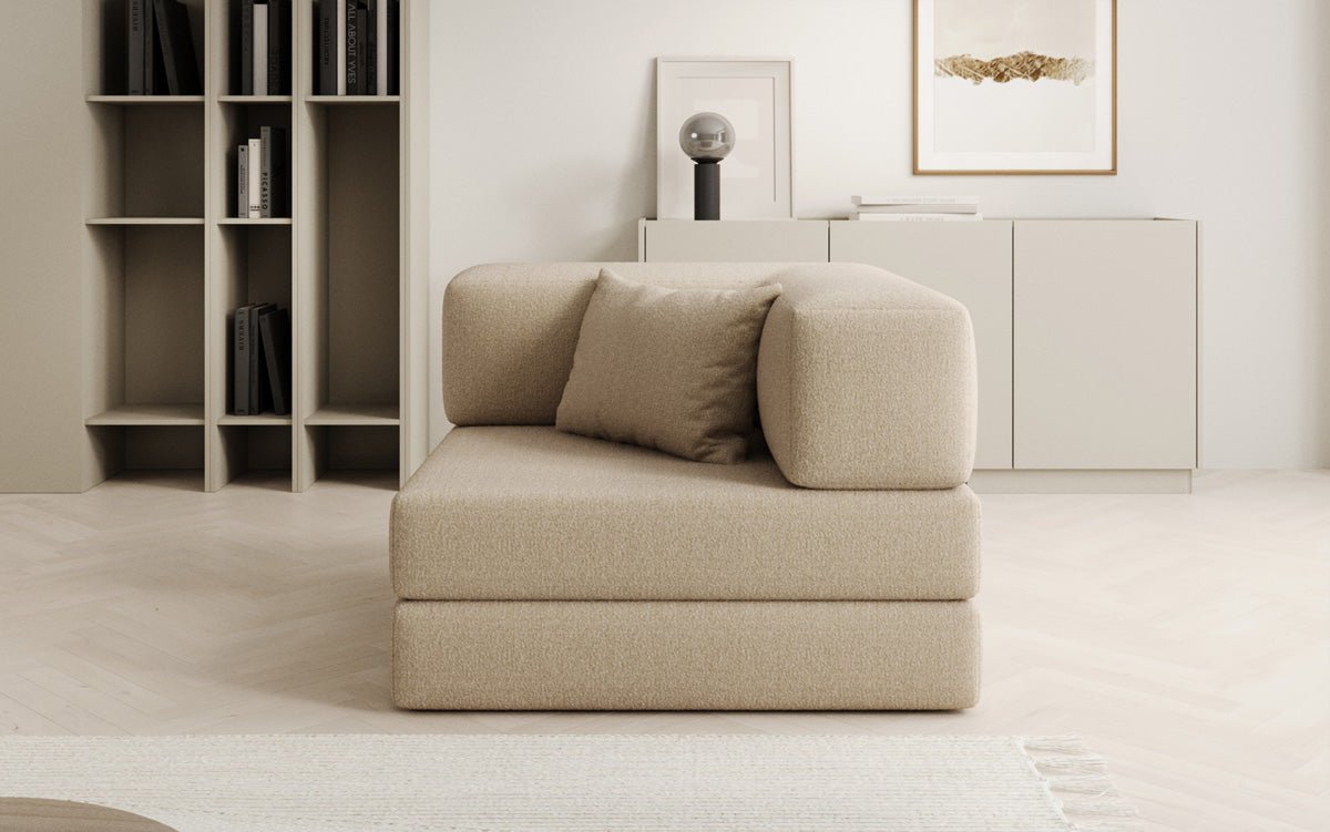 Exklusiver Designer Sofa-Sessel Lazy Bouclé – Modern, Komfortabel, Vielseitig für jedes Zuhause