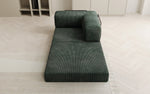 Lade das Bild in den Galerie-Viewer, Eleganter Designer Cord Schlafsofa-Sessel Lazy mit Integriertem Stauraum für Ihr Zuhause

