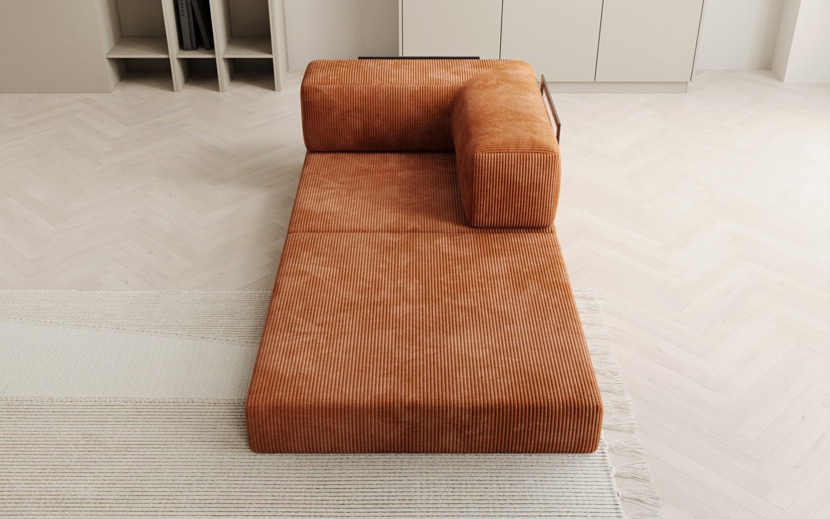 Luxuriöser Cord Designer Sessel: Bequemer Relax-Sofa-Sessel für Modernes Wohnzimmer