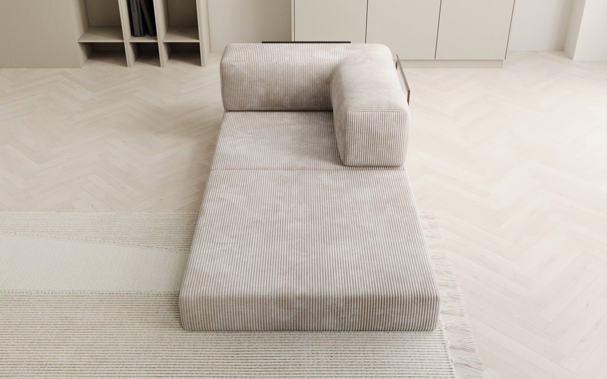 Luxuriöser Cord Designer Sessel: Bequemer Relax-Sofa-Sessel für Modernes Wohnzimmer