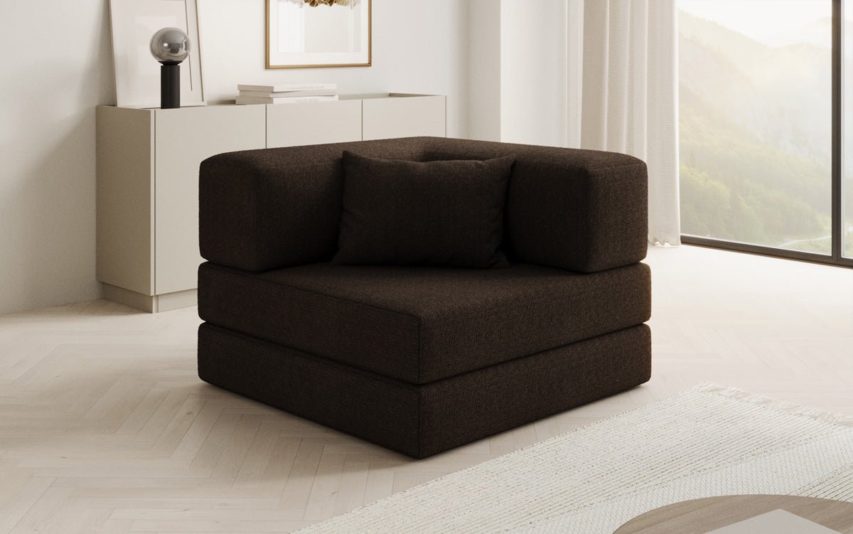 Gemütlicher Designer Bouclé Sofa-Sessel: Stilvoller Komfort für Ihr Zuhause