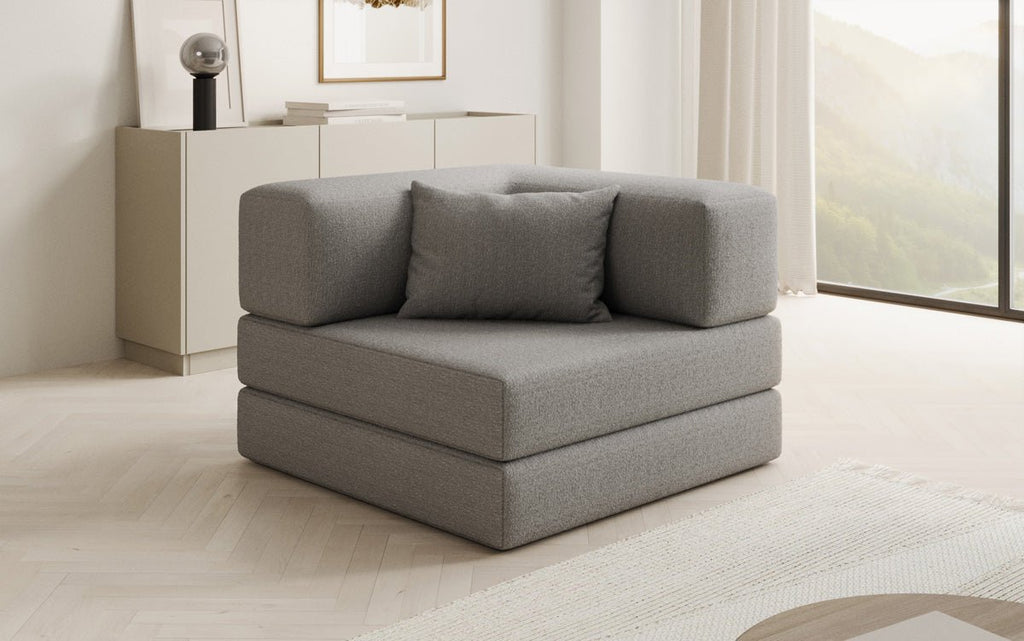 Gemütlicher Designer Bouclé Sofa-Sessel: Stilvoller Komfort für Ihr Zuhause