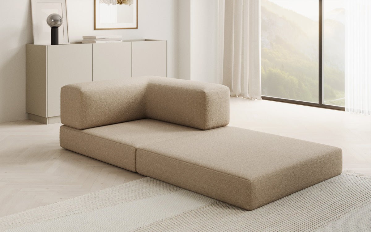 Gemütlicher Designer Bouclé Sofa-Sessel: Stilvoller Komfort für Ihr Zuhause