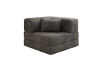 Lade das Bild in den Galerie-Viewer, Eleganter Designer Cord Schlafsofa-Sessel Lazy mit Integriertem Stauraum für Ihr Zuhause
