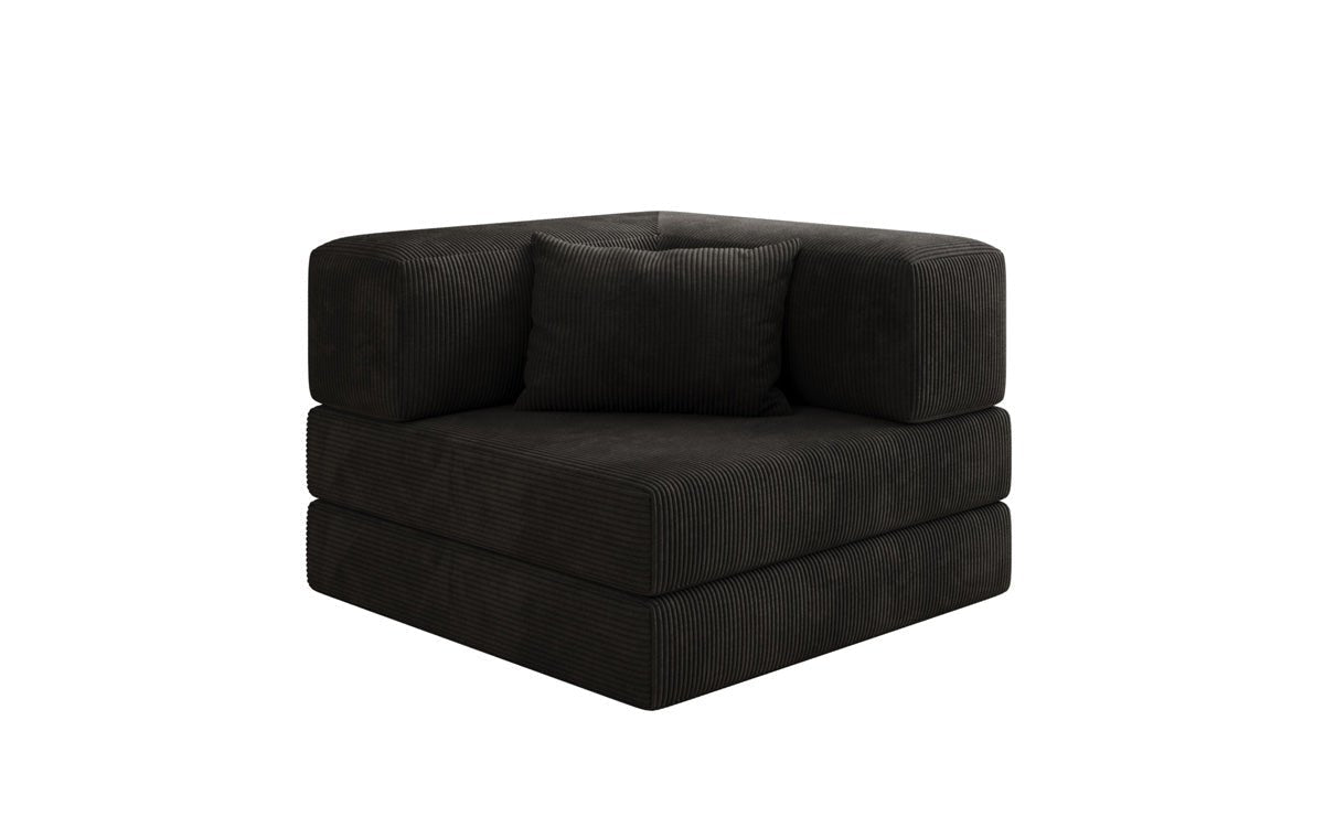 Luxuriöser Cord Designer Sessel: Bequemer Relax-Sofa-Sessel für Modernes Wohnzimmer